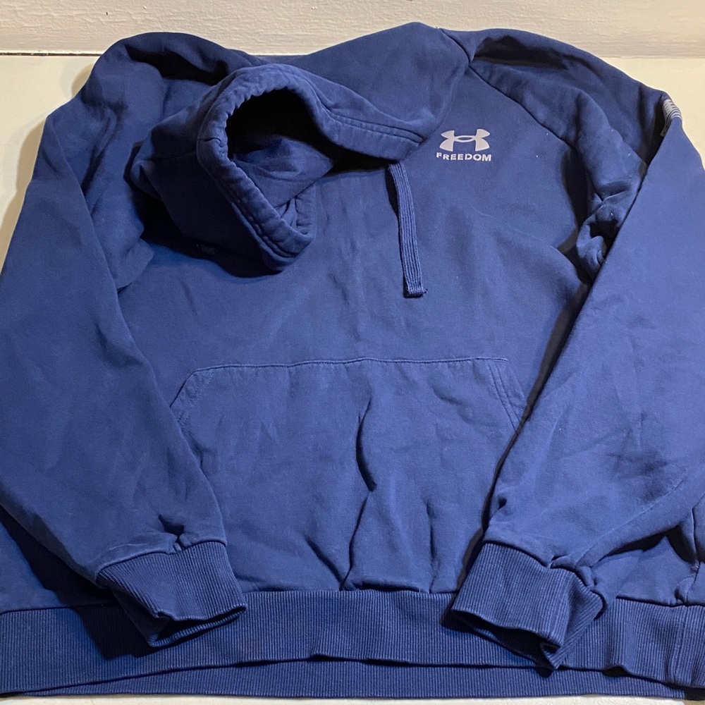 Under Armour Navy Blue Hoodie Sweatshirt